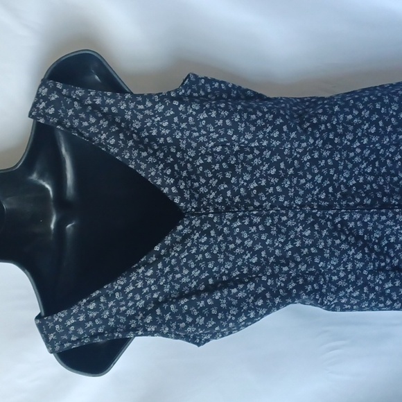 Vintage Studio Womens Black & white V-Neck floral dress - Picture 4 of 9